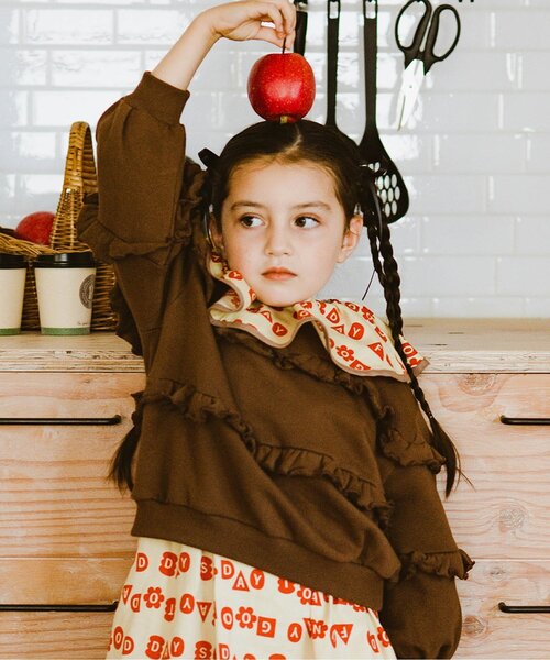 セール】フリルデザイントレーナー（スウェット）｜p.premier（ピー