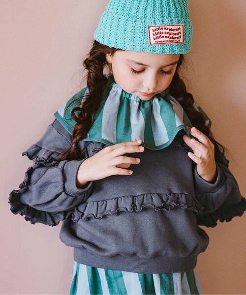 セール】フリルデザイントレーナー（スウェット）｜p.premier（ピー