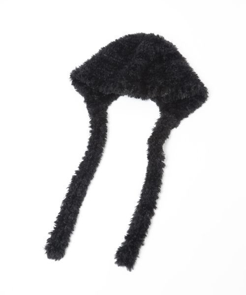 LOWRYS FARM（ローリーズファーム）の「フワモコフードハット　202049（ハット・レディース・ブラック/グレー・FREE）」の11枚目の写真