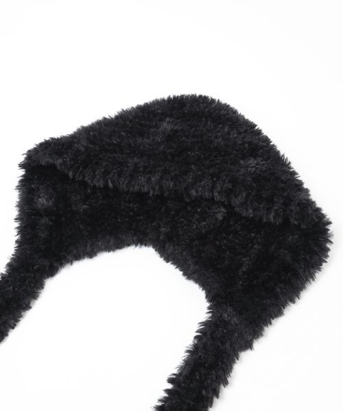 LOWRYS FARM（ローリーズファーム）の「フワモコフードハット　202049（ハット・レディース・ブラック/グレー・FREE）」の16枚目の写真