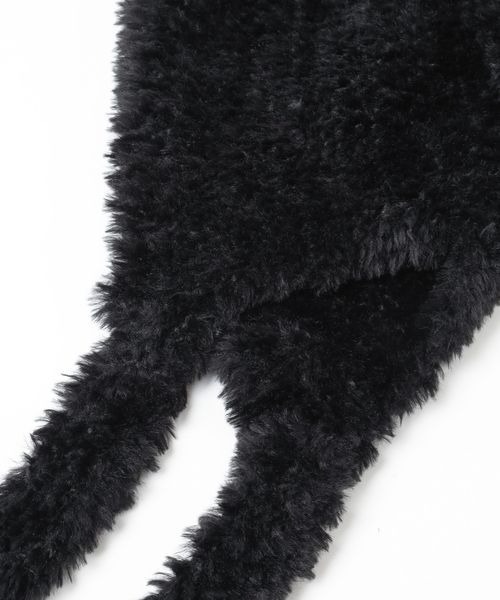 LOWRYS FARM（ローリーズファーム）の「フワモコフードハット　202049（ハット・レディース・ブラック/グレー・FREE）」の19枚目の写真