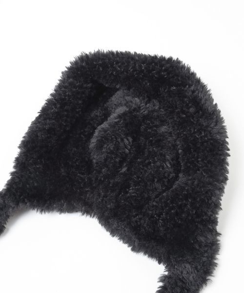 LOWRYS FARM（ローリーズファーム）の「フワモコフードハット　202049（ハット・レディース・ブラック/グレー・FREE）」の21枚目の写真