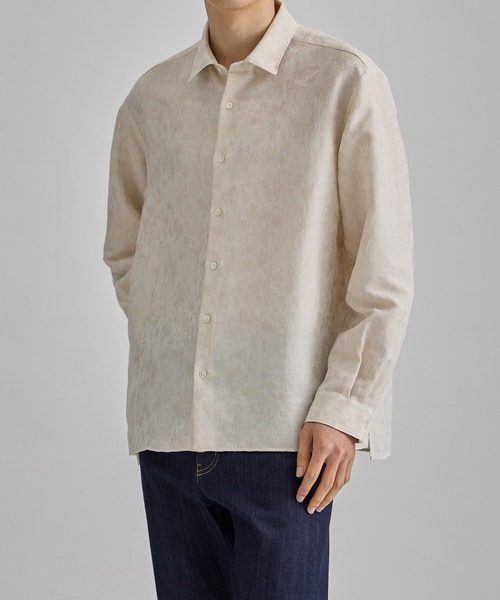 UNITED TOKYO（ユナイテッドトウキョウ）の「≪残りわずか！≫　ジャガードシャツ L/S（シャツ/ブラウス・メンズ・ダークグレー/オフホワイト/ブラック・2/1）」の18枚目の写真