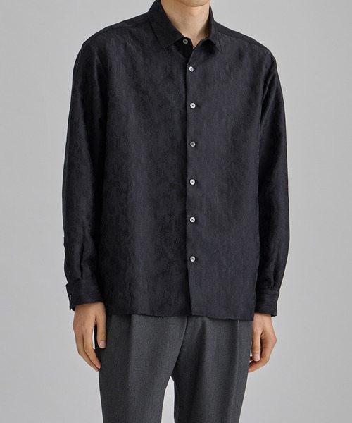 UNITED TOKYO（ユナイテッドトウキョウ）の「≪残りわずか！≫　ジャガードシャツ L/S（シャツ/ブラウス・メンズ・ダークグレー/オフホワイト/ブラック・2/1）」の17枚目の写真