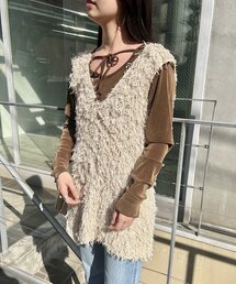 Kastane | 【裏地あり】ファーロングベスト(ベスト)