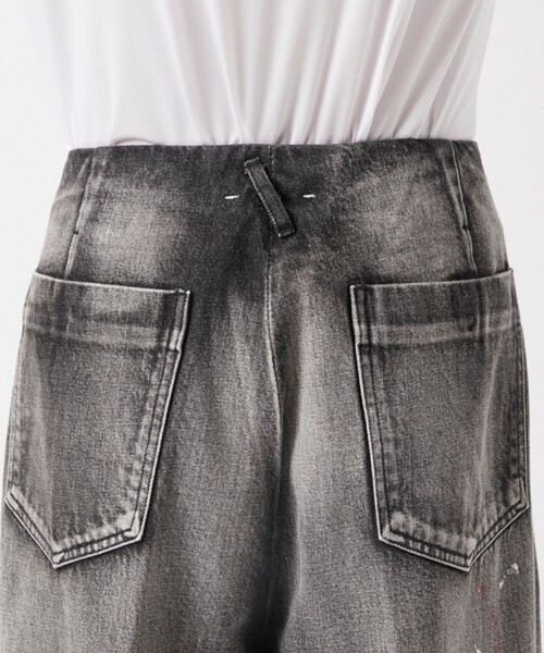 saby（サバイ）の「【saby/サバイ】RIB TUCK BAGGY TYPE2（デニムパンツ・メンズ・ダークインディゴブルー/ブラック・2/1）」の7枚目の写真