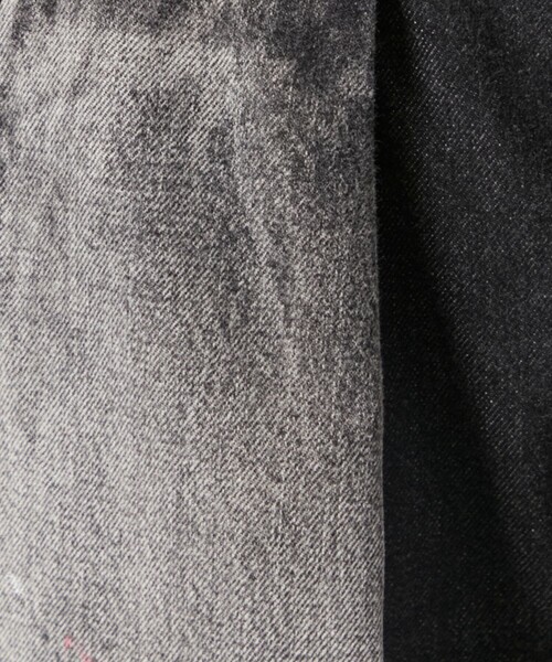 saby（サバイ）の「【saby/サバイ】RIB TUCK BAGGY TYPE2（デニムパンツ・メンズ・ダークインディゴブルー/ブラック・2/1）」の10枚目の写真