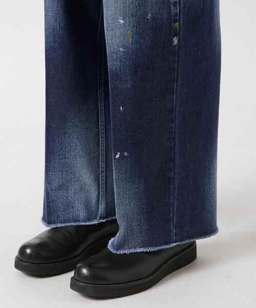 saby（サバイ）の「【saby/サバイ】RIB TUCK BAGGY TYPE2（デニムパンツ・メンズ・ダークインディゴブルー/ブラック・2/1）」の18枚目の写真