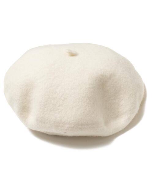 WEGO(ウィゴー)の「WEGO/刺繍ロゴベレー(ハンチング/ベレー帽・レディース・グレー/オフホワイト・FREE)」の7枚目の写真