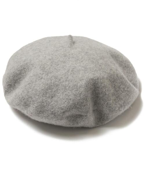 WEGO(ウィゴー)の「WEGO/刺繍ロゴベレー(ハンチング/ベレー帽・レディース・グレー/オフホワイト・FREE)」の9枚目の写真