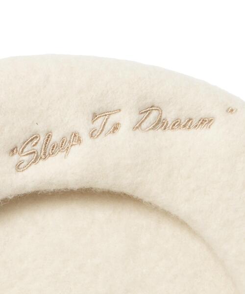 WEGO(ウィゴー)の「WEGO/刺繍ロゴベレー(ハンチング/ベレー帽・レディース・グレー/オフホワイト・FREE)」の8枚目の写真