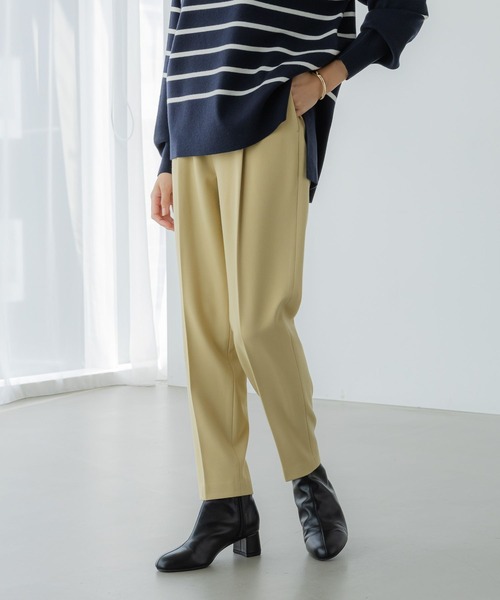 Elura(エルーラ)の「スリムウォームテーパードパンツ<低身長サイズあり>/133679(その他パンツ・レディース・ブラック系その他/ライトイエロー/ブラック/ネイビー/ベージュ/ライトグレー/ブラウン系その他/ダークネイビー・Ws S/SMALL/MEDIUM/LARGE/Ws M/X-LARGE)」の8枚目の写真