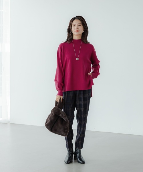 Elura(エルーラ)の「スリムウォームテーパードパンツ<低身長サイズあり>/133679(その他パンツ・レディース・ブラック系その他/ライトイエロー/ブラック/ネイビー/ベージュ/ライトグレー/ブラウン系その他/ダークネイビー・Ws S/SMALL/MEDIUM/LARGE/Ws M/X-LARGE)」の16枚目の写真