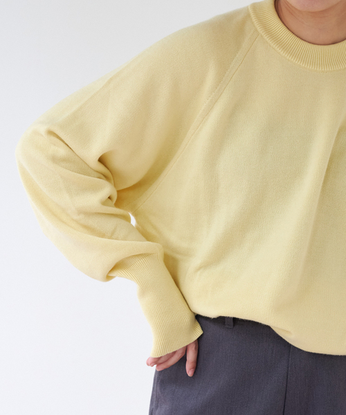 EMILYWEEK × NETENE. ボリュームスリーブプルオーバー（ニット