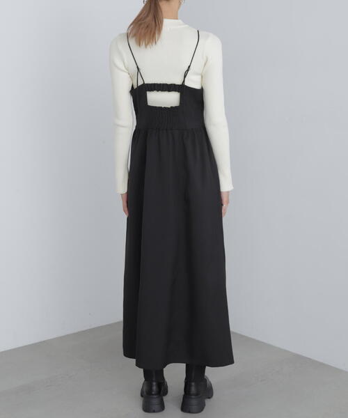 FREE'S MART（フリーズマート）の「コルセットライクキャミワンピース（ワンピース・レディース・ブラック/ブラウン・SMALL/MEDIUM）」の13枚目の写真