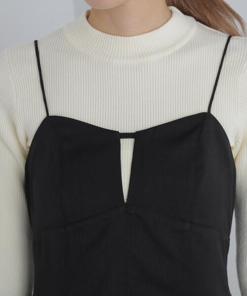 FREE'S MART（フリーズマート）の「コルセットライクキャミワンピース（ワンピース・レディース・ブラック/ブラウン・SMALL/MEDIUM）」の14枚目の写真