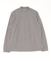 モックネック ストレッチフリース ロンT