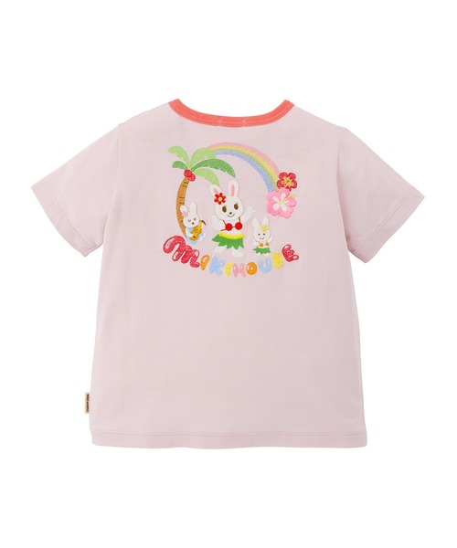 MIKI HOUSE(ミキハウス)の「接触冷感 南国うさこの半袖Tシャツ(Tシャツ/カットソー・キッズ・ラベンダー・80cm/110cm/130cm/90cm/100cm/120cm)」の2枚目の写真
