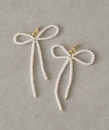 Actually | Ribbon Pearl Pierce(ピアス(両耳用))