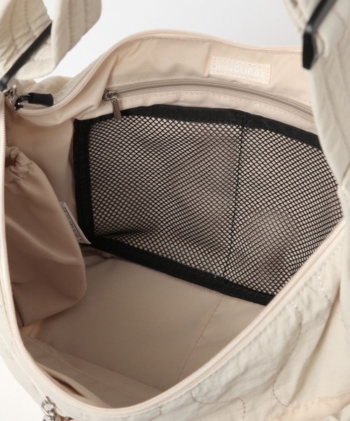 studio CLIP（スタディオクリップ）の「【人間工学に基づいて考えた！】からだよろこぶナイロンキルトショルダー（ショルダーバッグ・レディース・グリーン/ベージュ/ブラック/アイボリー・FREE）」の7枚目の写真