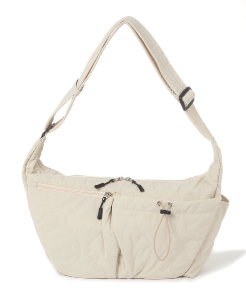 studio CLIP（スタディオクリップ）の「【人間工学に基づいて考えた！】からだよろこぶナイロンキルトショルダー（ショルダーバッグ・レディース・グリーン/ベージュ/ブラック/アイボリー・FREE）」の14枚目の写真