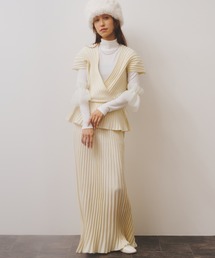 PERNA（ペルナ）の「カシュクールニットワンピ（ワンピース）」 - WEAR