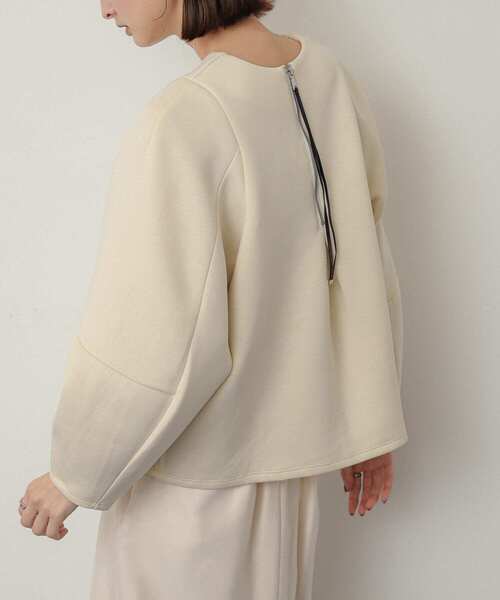 SENSE OF PLACE by URBAN RESEARCH（センスオブプレイスバイアーバンリサーチ）の「コクーンスリーブカットトップ（Tシャツ/カットソー・レディース・アイボリー/ブラック/レッド/ネイビー・ONE）」の12枚目の写真