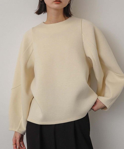 SENSE OF PLACE by URBAN RESEARCH（センスオブプレイスバイアーバンリサーチ）の「コクーンスリーブカットトップ（Tシャツ/カットソー・レディース・アイボリー/ブラック/レッド/ネイビー・ONE）」の16枚目の写真