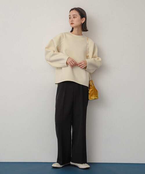 SENSE OF PLACE by URBAN RESEARCH（センスオブプレイスバイアーバンリサーチ）の「コクーンスリーブカットトップ（Tシャツ/カットソー・レディース・アイボリー/ブラック/レッド/ネイビー・ONE）」の19枚目の写真