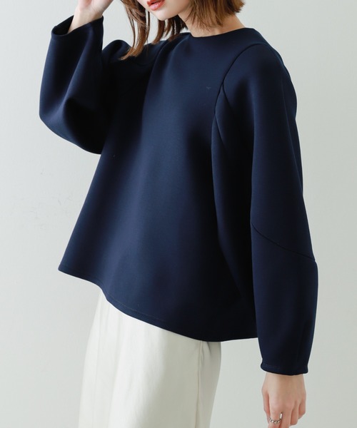 SENSE OF PLACE by URBAN RESEARCH（センスオブプレイスバイアーバンリサーチ）の「コクーンスリーブカットトップ（Tシャツ/カットソー・レディース・アイボリー/ブラック/レッド/ネイビー・ONE）」の3枚目の写真