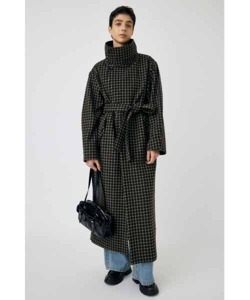 【新品未使用】 MOUSSY コクーンコート セール】STANDCOLLAR コクーンコート（チェスターコート