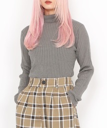 PUNYUS | タートルネックリブニット(ニット/セーター)