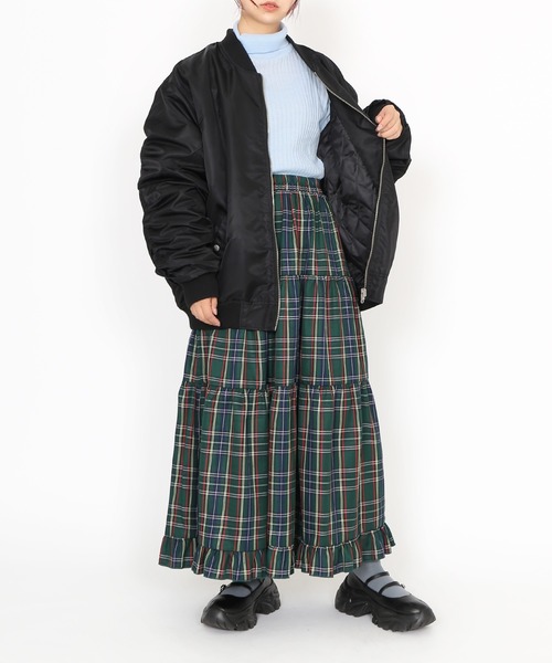 PUNYUS(プニュズ)の「タートルネックリブニット(ニット/セーター・レディース・サックスブルー/ライトピンク/グレー/ブラック・1/2/3/4)」の20枚目の写真