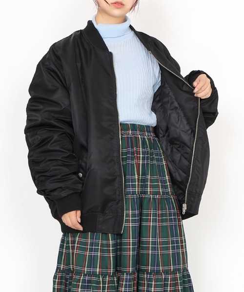 PUNYUS(プニュズ)の「タートルネックリブニット(ニット/セーター・レディース・サックスブルー/ライトピンク/グレー/ブラック・1/2/3/4)」の21枚目の写真