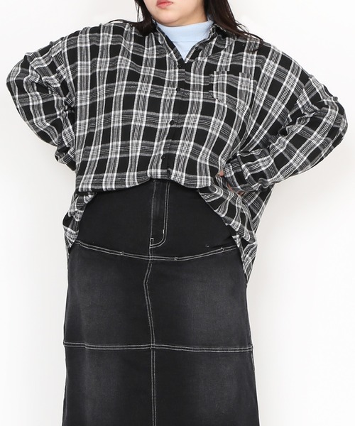 PUNYUS(プニュズ)の「タートルネックリブニット(ニット/セーター・レディース・サックスブルー/ライトピンク/グレー/ブラック・1/2/3/4)」の22枚目の写真