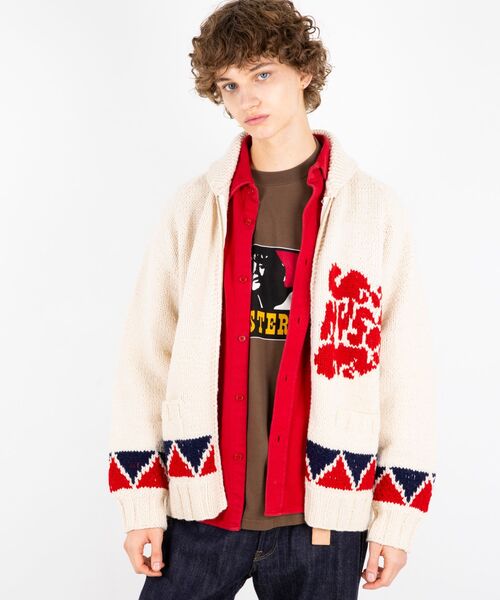 y2k❤️00s HYSTERIC GLAMOUR ナポレオンニットジャケット SHIORIのSTYLING | HYSTERIC GLAMOUR MEN | 155cm | HYSTERIC GLAMOUR