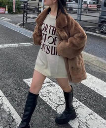 byYOUANCE | エコファーバルーンコート(その他アウター)