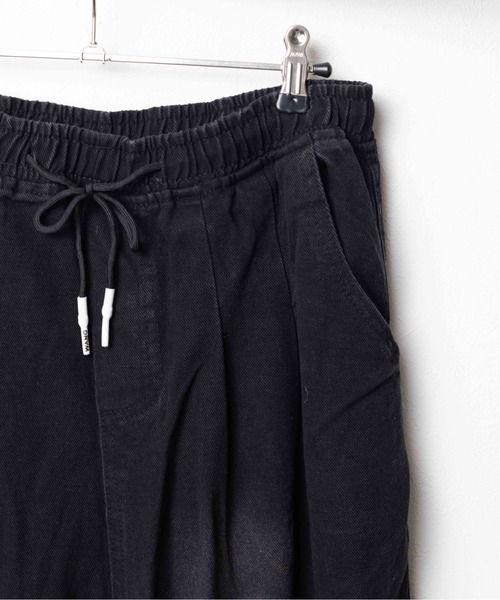 【セール】◆Bling leads◆エイジング加工 ワイドバギー デニムパンツ（デニムパンツ）｜Bling Leads（ブリングリーズ）