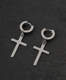 ステンレス デザインピアス 両耳2点セット