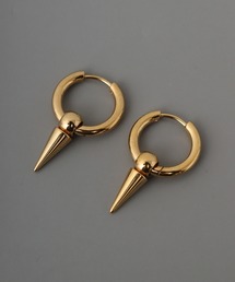 ステンレス デザインピアス 両耳2点セット