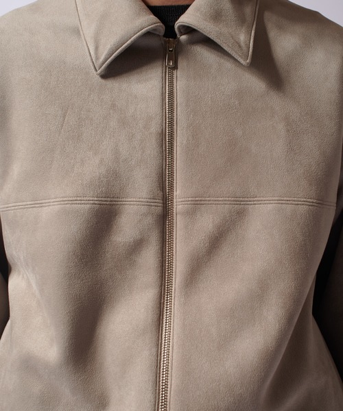 Lui's（ルイス）の「フェイクスウェードショートブルゾン（ブルゾン・メンズ・ブラック/ベージュ・S/M）」の21枚目の写真