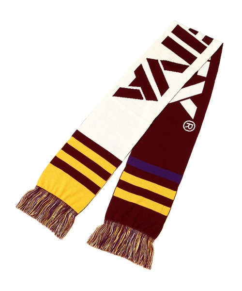 AVIREX（アヴィレックス）の「LOGO SOCCER MUFFLER / ロゴ サッカーマフラー / AVIREX / アヴィレックス（マフラー・メンズ・チャコール/バーガンディー・FREE）」の9枚目の写真