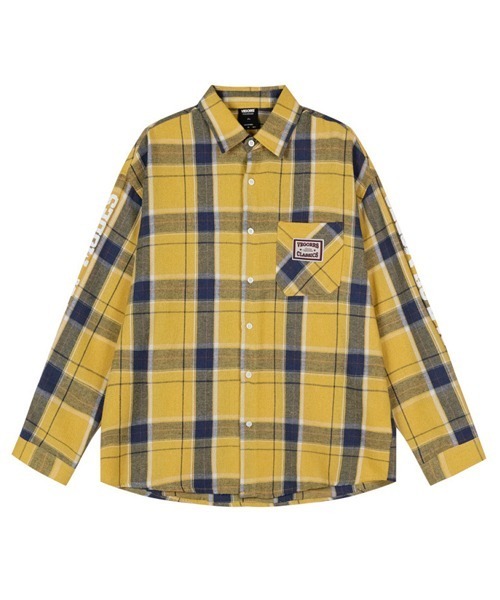 オーバーサイズバックプリントチェック柄シャツ（シャツ/ブラウス）｜Ressaca（レサーカ）