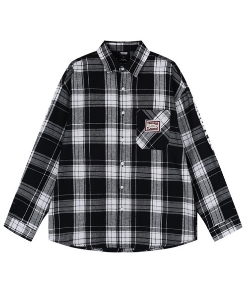 オーバーサイズバックプリントチェック柄シャツ（シャツ/ブラウス）｜Ressaca（レサーカ）