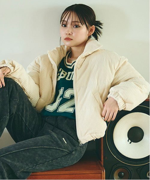 【セール】コーデュロイ中綿ブルゾン（ブルゾン）｜LOVETOXIC（ラブトキシック） 5,623円