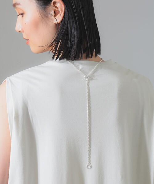 Demi-Luxe BEAMS(デミルクス ビームス)の「ISOLATION / コンビネーション ロングネックレス シルバー ILN‐0139(ネックレス・レディース・シルバー・ONE SIZE)」の1枚目の写真