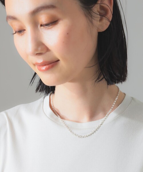 Demi-Luxe BEAMS(デミルクス ビームス)の「ISOLATION / コンビネーション ロングネックレス シルバー ILN‐0139(ネックレス・レディース・シルバー・ONE SIZE)」の2枚目の写真