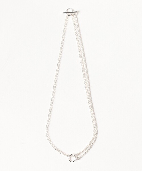 Demi-Luxe BEAMS(デミルクス ビームス)の「ISOLATION / コンビネーション ロングネックレス シルバー ILN‐0139(ネックレス・レディース・シルバー・ONE SIZE)」の8枚目の写真