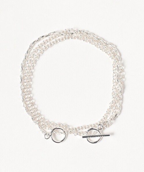 Demi-Luxe BEAMS(デミルクス ビームス)の「ISOLATION / コンビネーション ロングネックレス シルバー ILN‐0139(ネックレス・レディース・シルバー・ONE SIZE)」の10枚目の写真