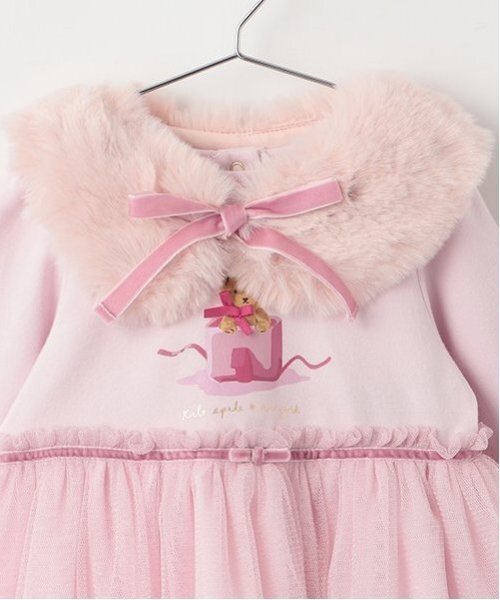 【セール】ベアギフトボックスティペットワンピース（ワンピース）｜kate spade new york kids（ケイトスペードニューヨーク）